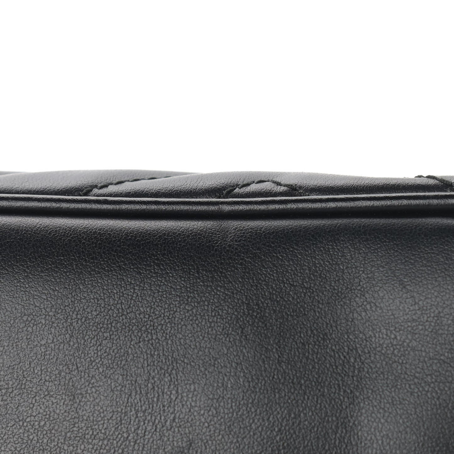Calfskin Matelasse Small GG Marmont Shoulder Bag Black