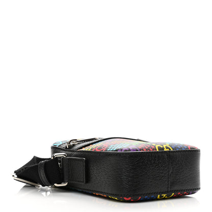 Gucci GG Supreme Monogram Psychedelic Messenger Bag Black 4 of 11