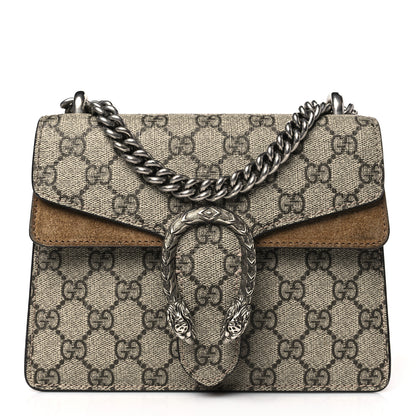Gucci GG Supreme Monogram Mini Dionysus Shoulder Bag Taupe 1 of 9