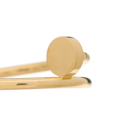 Cartier 18K Yellow Gold Small Juste Un Clou Ring 53 6.5 3 of 5