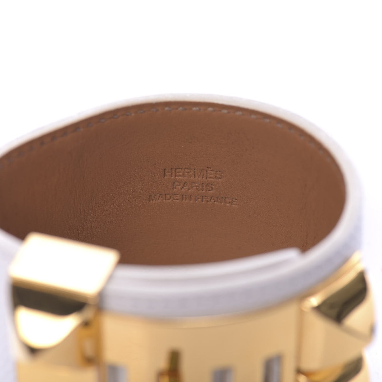 Epsom Collier de Chien CDC Bracelet S White