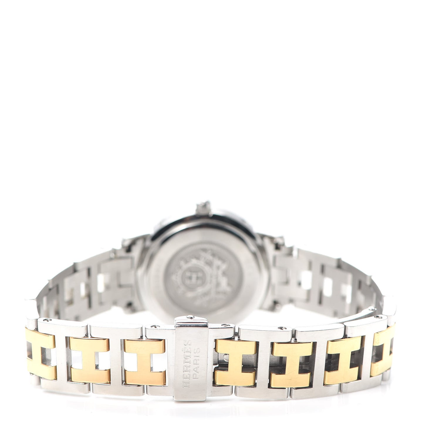 Stainless Steel Mother of Pearl 24mm Clipper Quartz Watch Gold