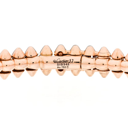 Cartier 18K Pink Gold Small Clash De Cartier Bracelet 17 3 of 3