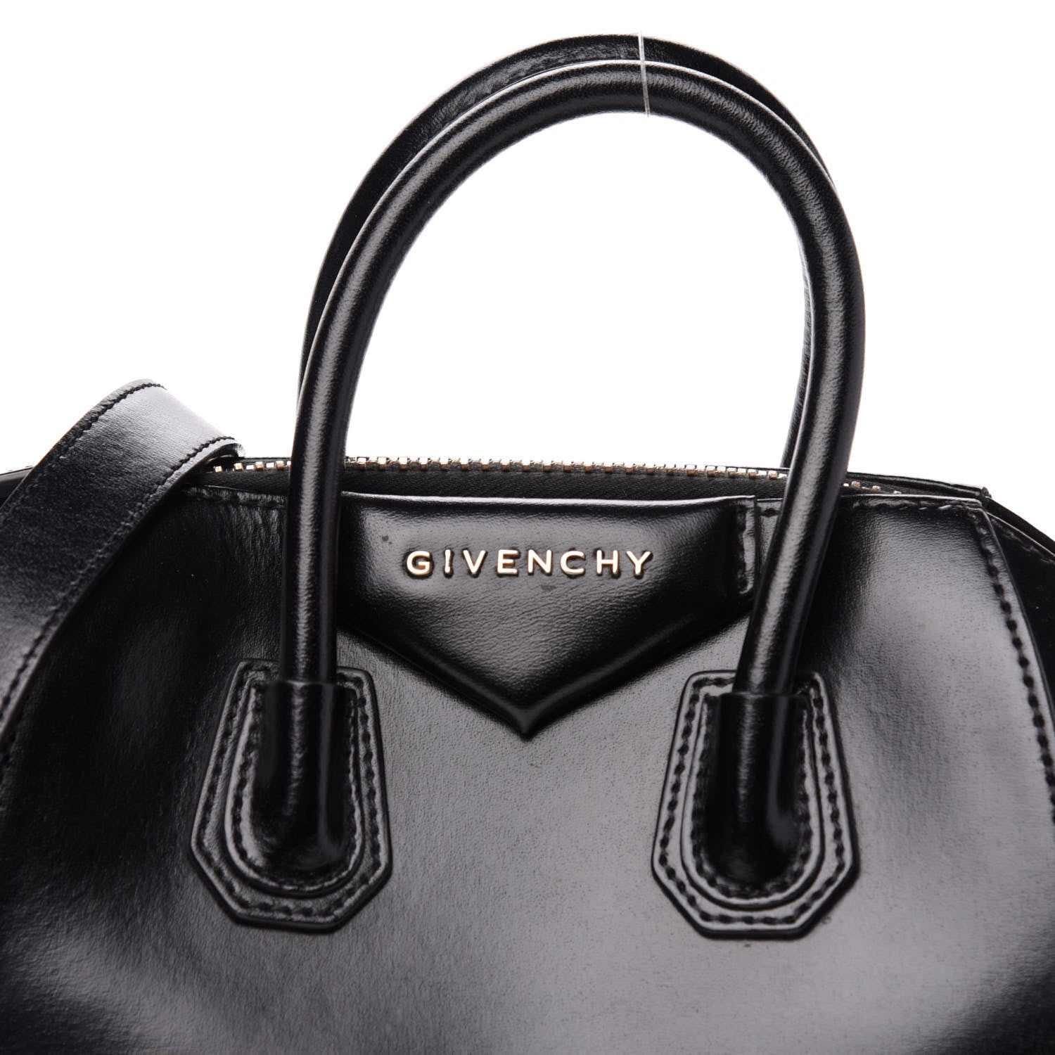 Givenchy Shiny Lord Calfskin Mini Antigona Black 11 of 11