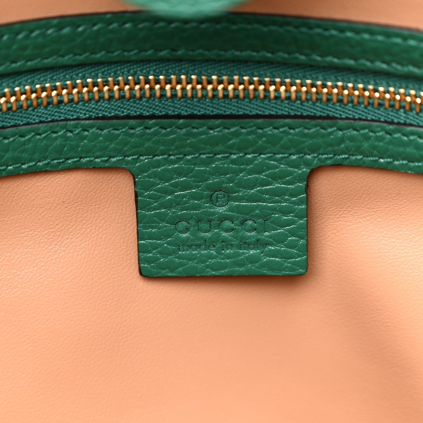 Straw Jacquard Dollar Calfskin GG Monogram Medium Ophidia Shopping Tote Natural Emerald