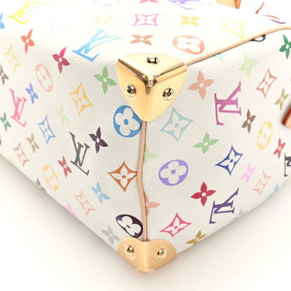 Louis Vuitton LV X TM Monogram Multicolor Speedy Bandouliere 25 White 9 of 10
