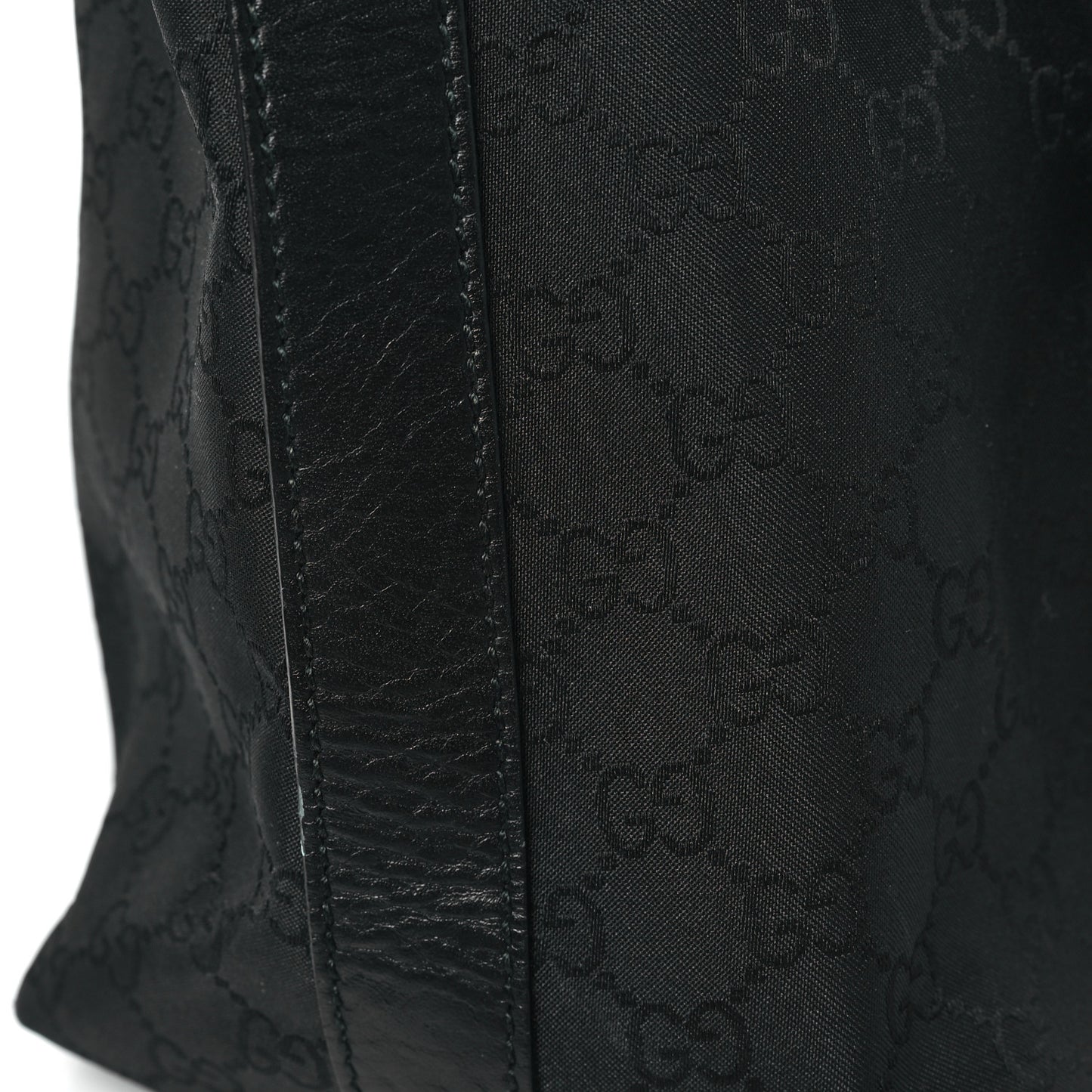 Nylon Monogram Large Hobo Black