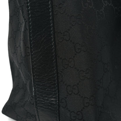 Gucci Nylon Monogram Large Hobo Black 14 of 17