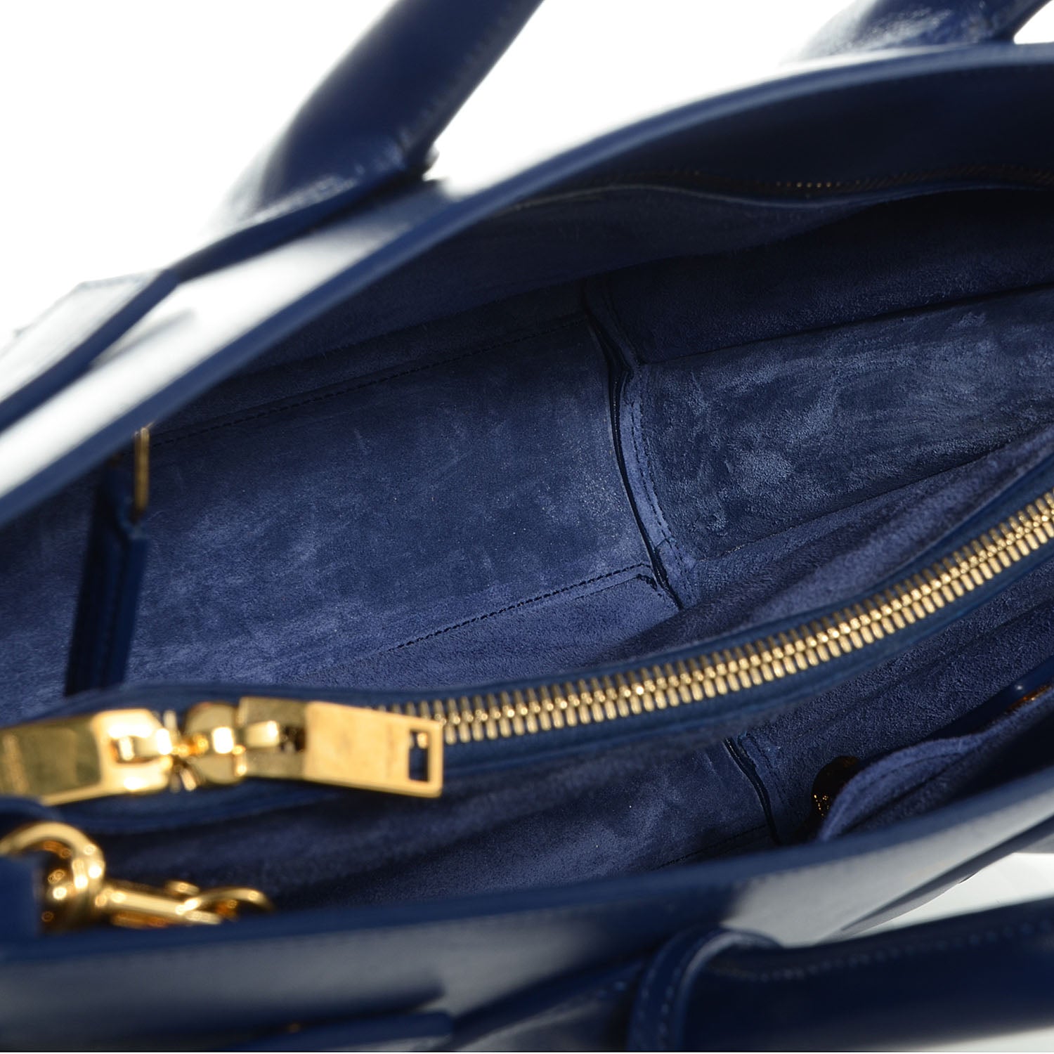 Saint Laurent Leather Classic Sac De Jour Small Blue 5 of 9