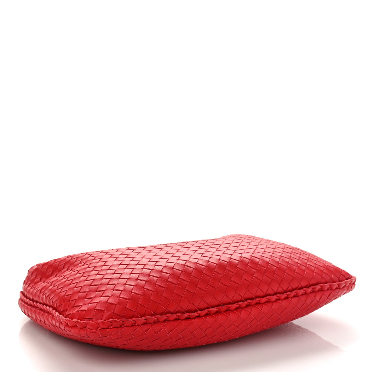 Nappa Intrecciato Small Hobo Red