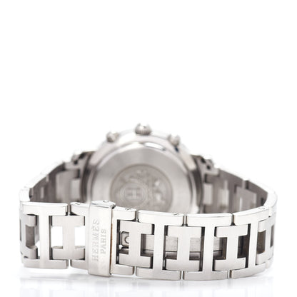 Hermes Stainless Steel 31mm Clipper Chronograph Quartz Watch 3 of 4