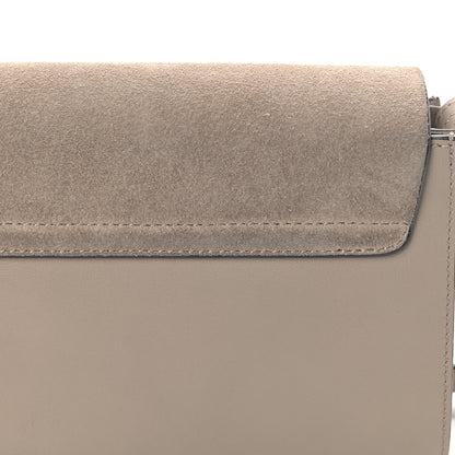 Chloe Suede Calfskin Small Faye Shoulder Bag Motty Grey 11 of 11