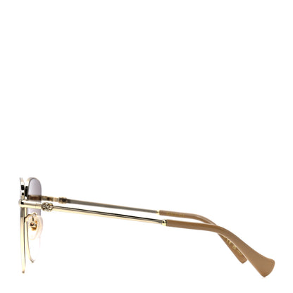 Gucci Square Frame GG1146SK Sunglasses Gold 3 of 8