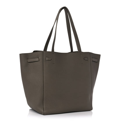 Celine Soft Grained Calfskin Small Belt Cabas Phantom Taupe 3 of 9