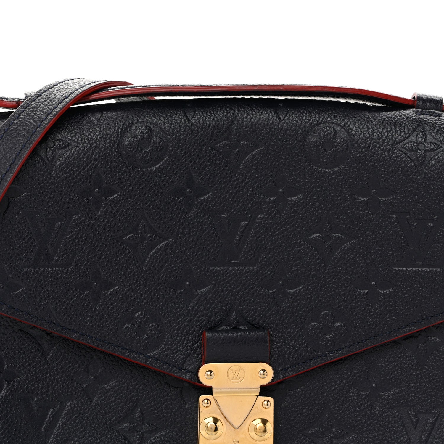 Louis Vuitton Empreinte Pochette Metis Marine Rouge 8 of 13