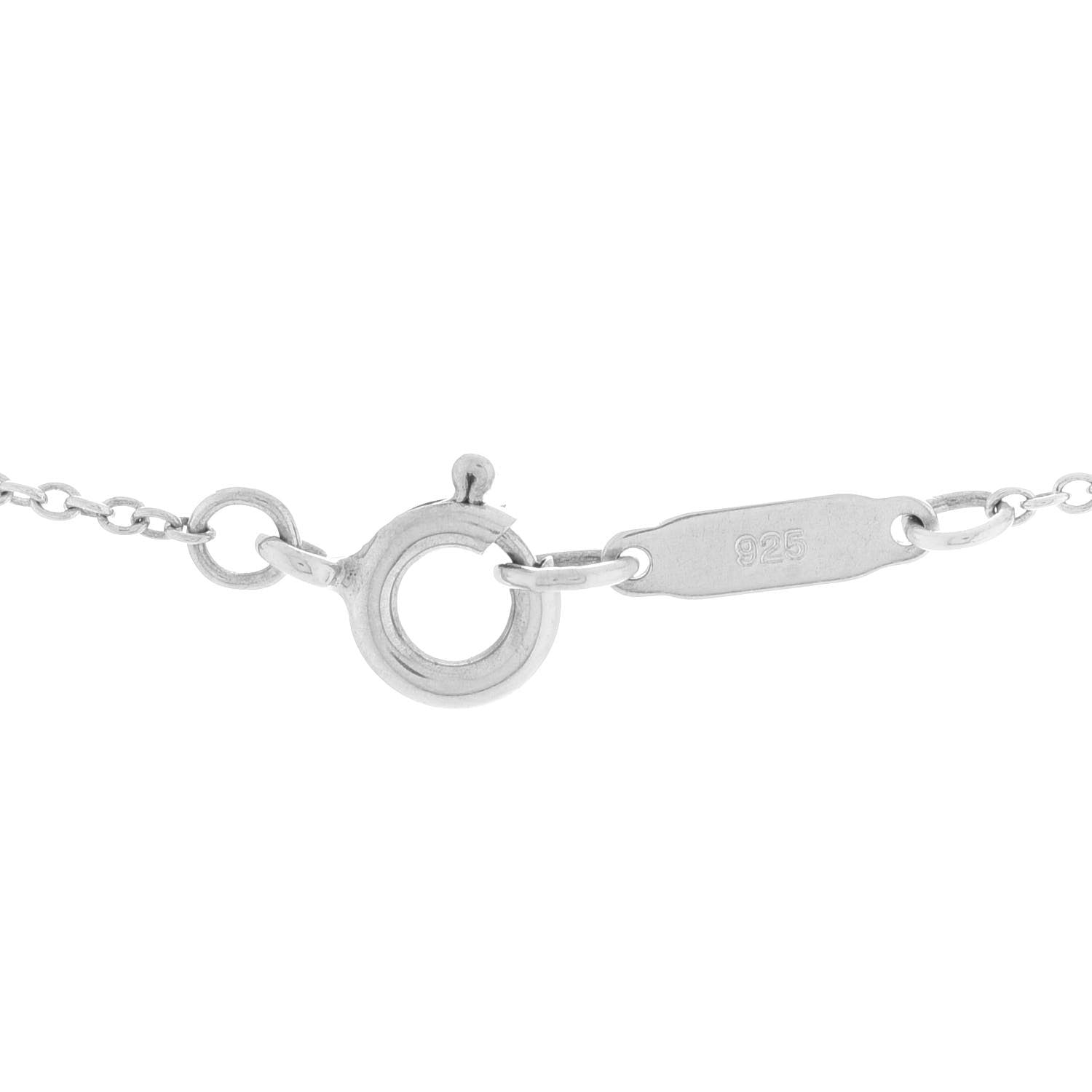 Tiffany Sterling Silver Bow Pendant Necklace 5 of 7