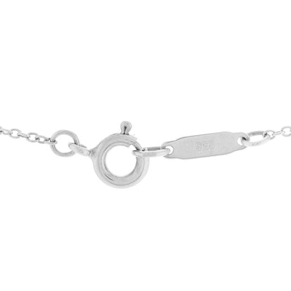 Tiffany Sterling Silver Bow Pendant Necklace 5 of 7