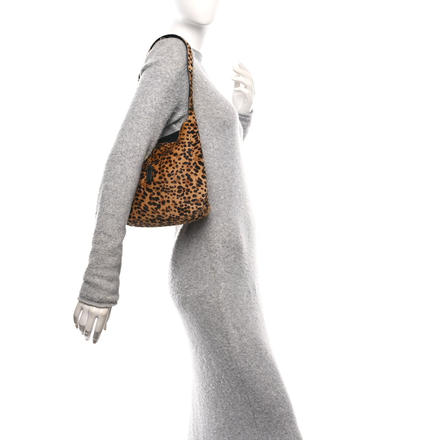 Pony Hair Calfskin Leopard Print Small Le 5 A 7 Soft Hobo