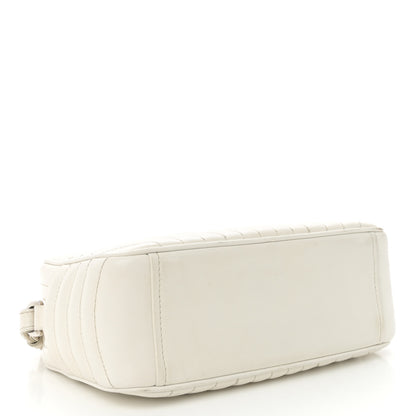 Prada Soft Calfskin Diagramme Camera Bag White 4 of 15