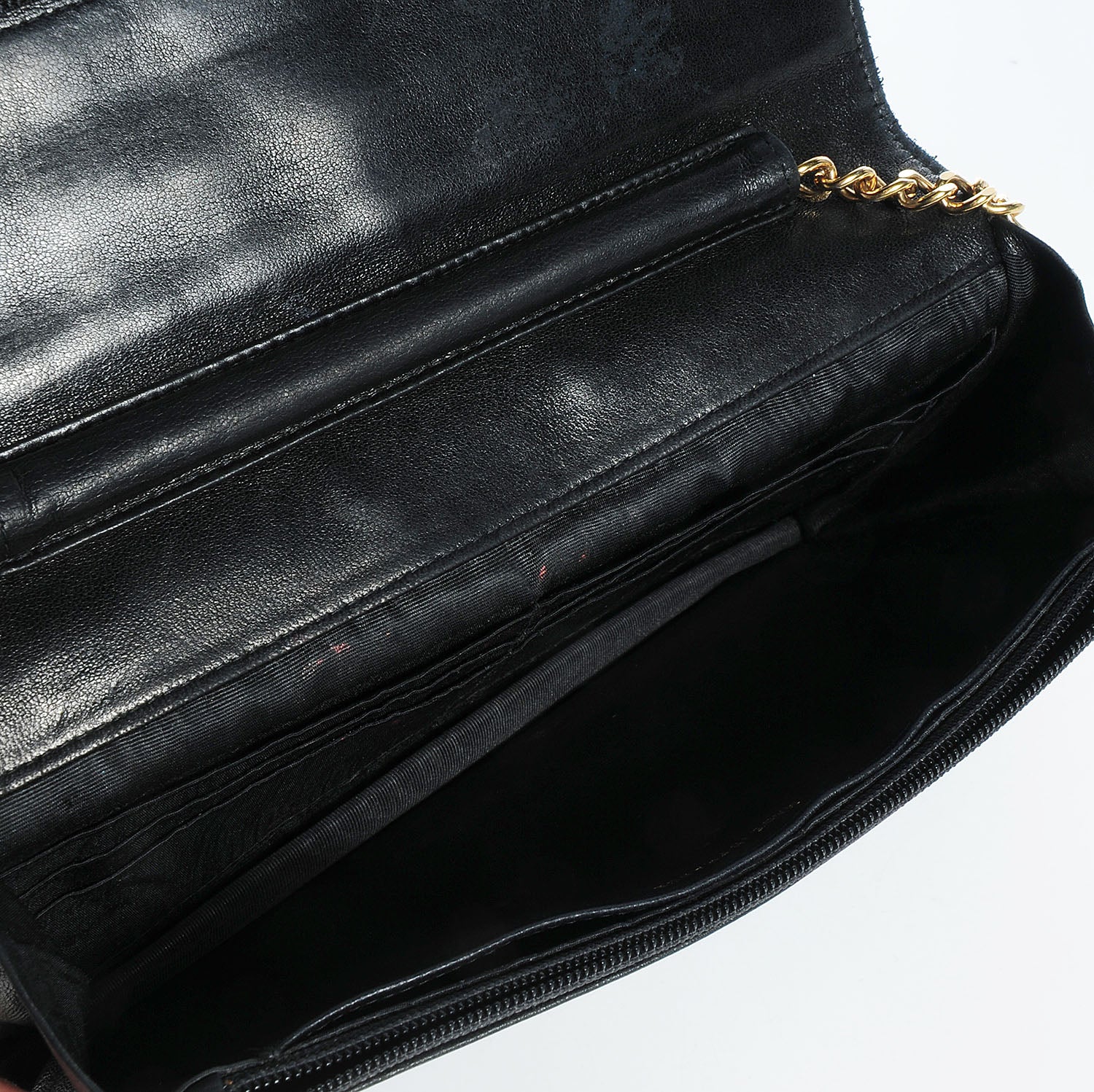 Chanel Caviar Timeless CC Wallet on Chain WOC Black 5 of 10