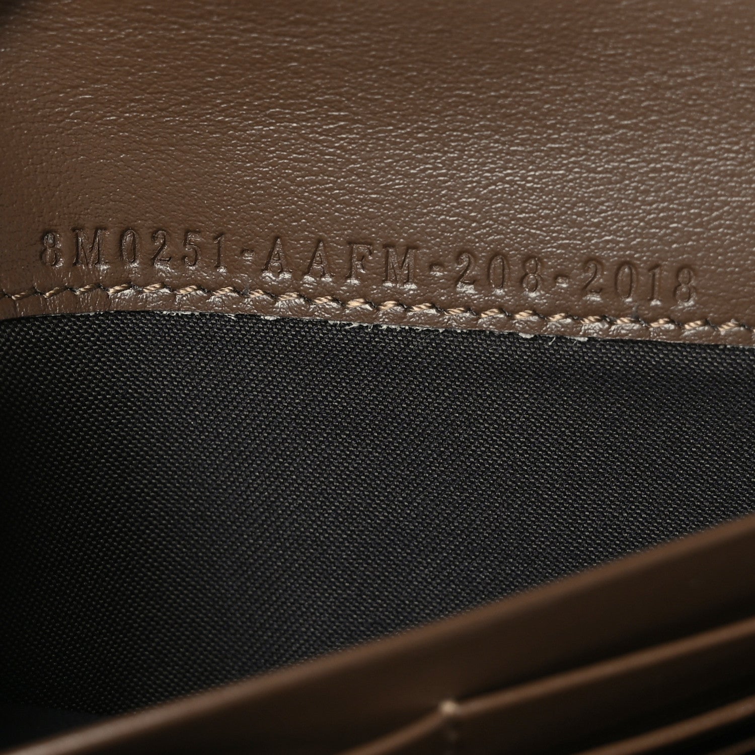 Fendi Vitello Soft F is Fendi Bi-Color FF 1974 Embossed Continental Envelope Wallet Maya Black 6 of 8