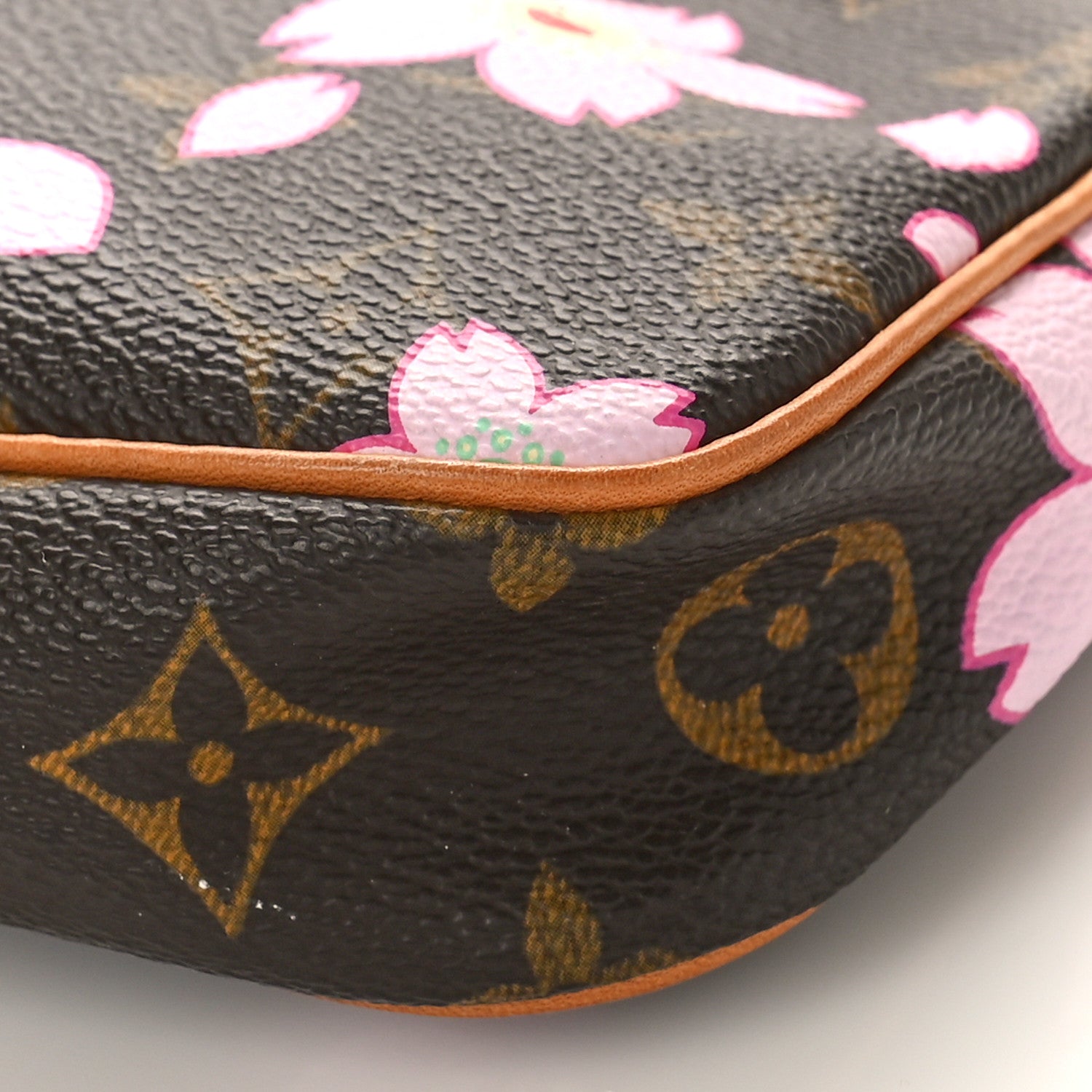 Louis Vuitton Monogram Cherry Blossom Pochette Accessories Brown 8 of 8