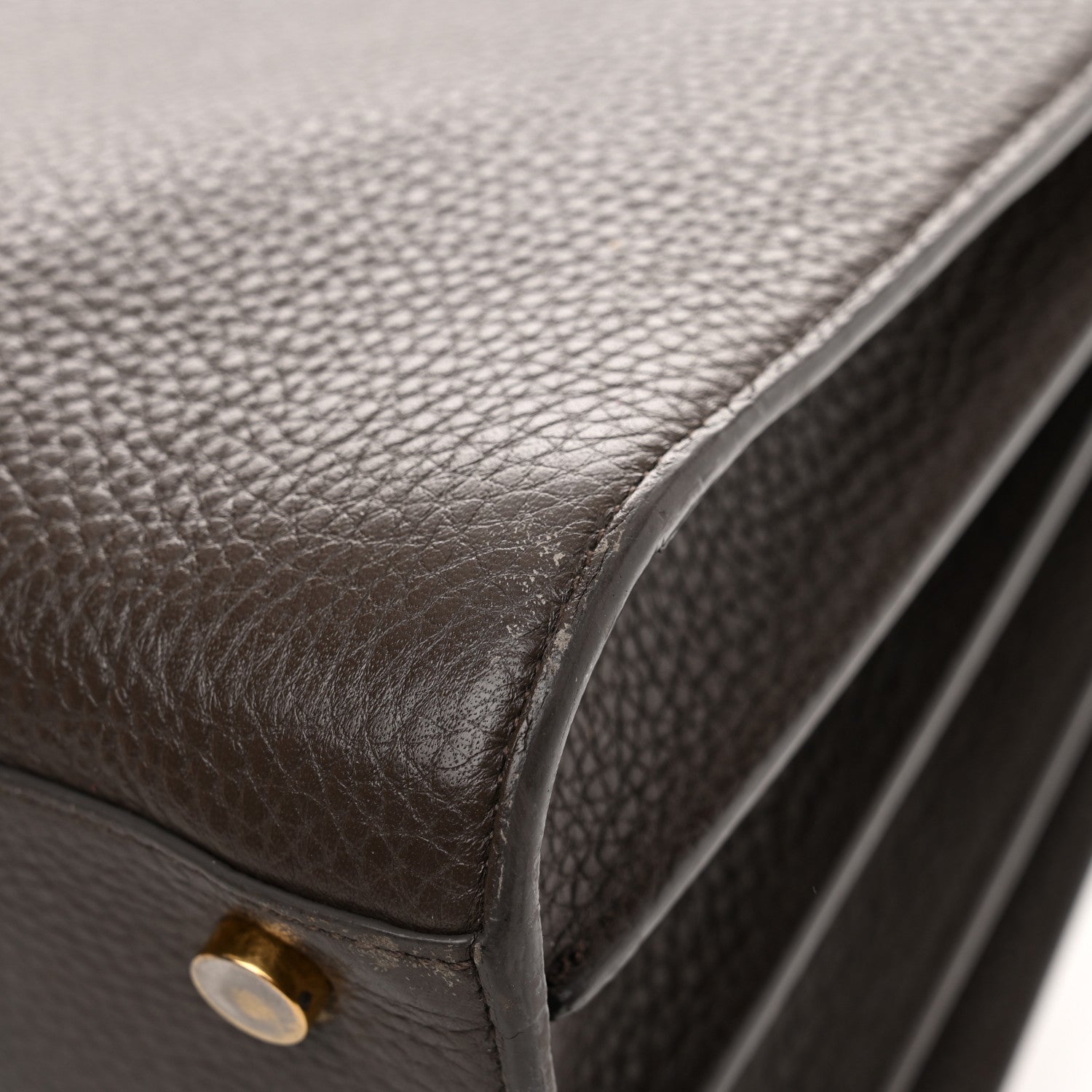 Saint Laurent Grained Calfskin Small Sac De Jour Fog 12 of 18