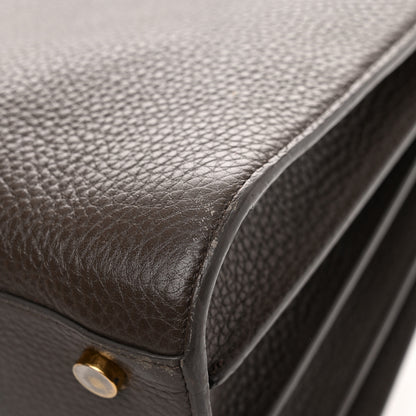 Saint Laurent Grained Calfskin Small Sac De Jour Fog 12 of 18