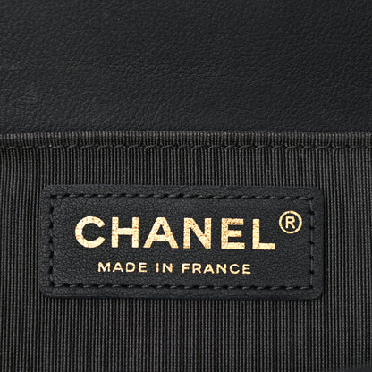 Chanel Lambskin Quilted Medium Boy Flap Dark Grey 5 of 9