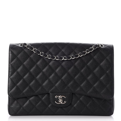 Chanel Caviar Quilted Maxi Single Flap Black 1 of 9