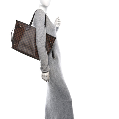 Louis Vuitton Damier Ebene Neverfull MM 2 of 12