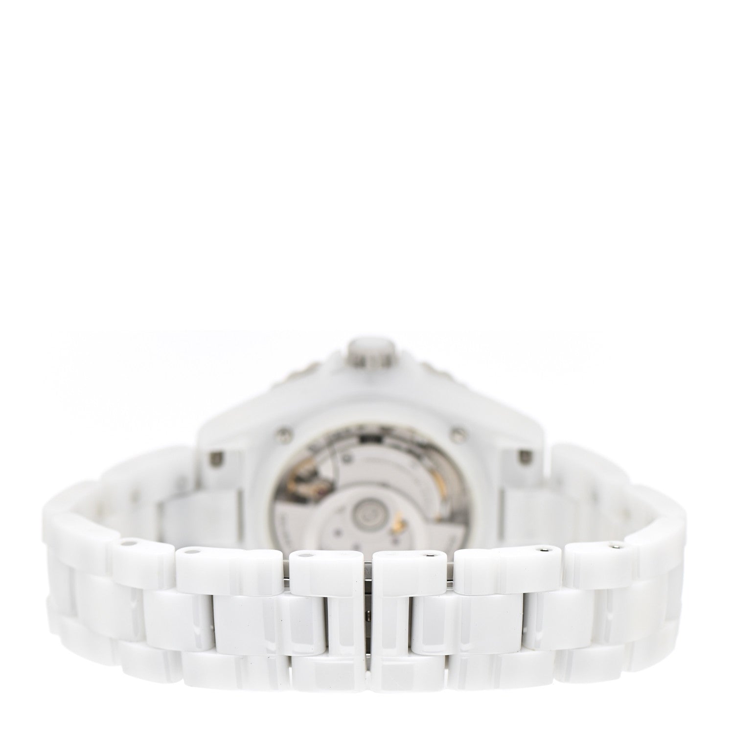 Chanel Stainless Steel Ceramic 38mm J12 Automatic Watch White 3 of 5