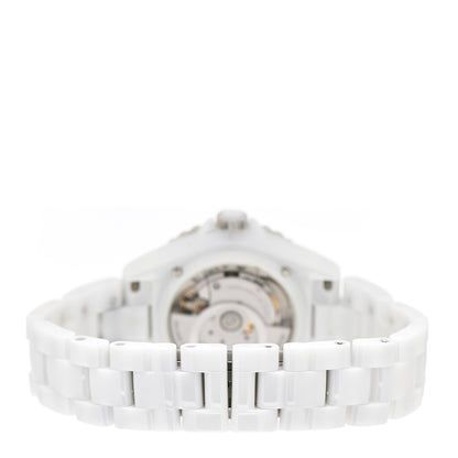 Chanel Stainless Steel Ceramic 38mm J12 Automatic Watch White 3 of 5
