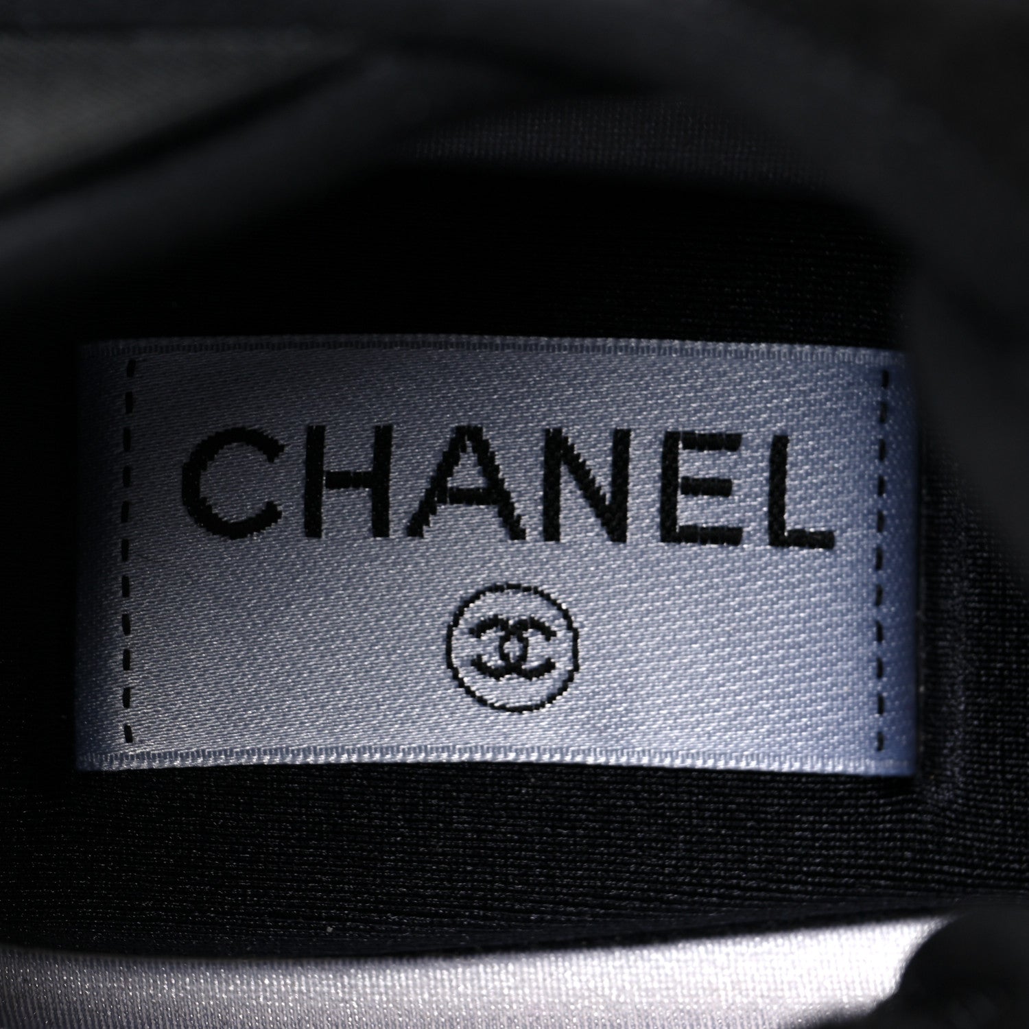Chanel Velvet Calfskin Mixed Fibers CC Sneakers 36.5 Black 7 of 9
