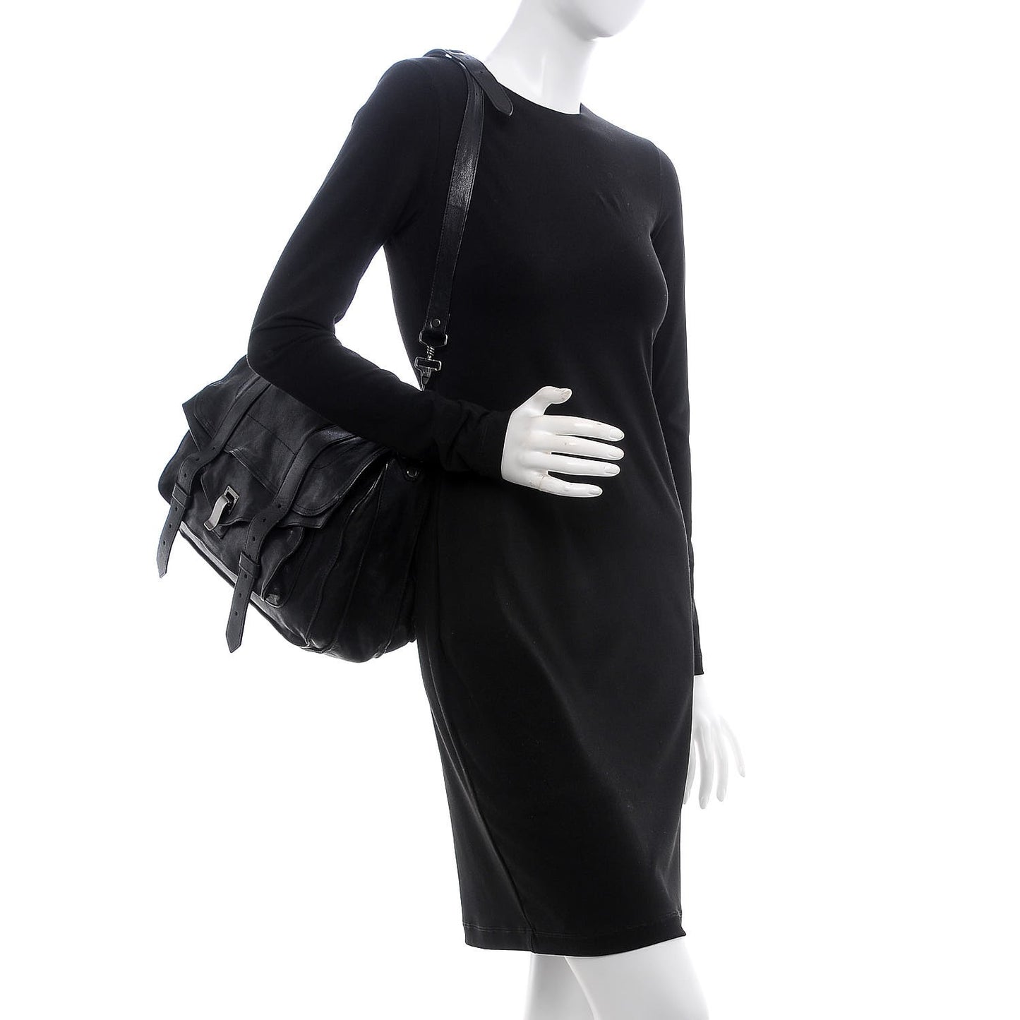 Lambskin Extra Large PS1 Satchel Black