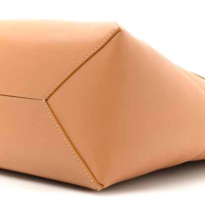 Loewe Shiny Calfskin Medium Puzzle Fold Tote Warm Desert 8 of 13