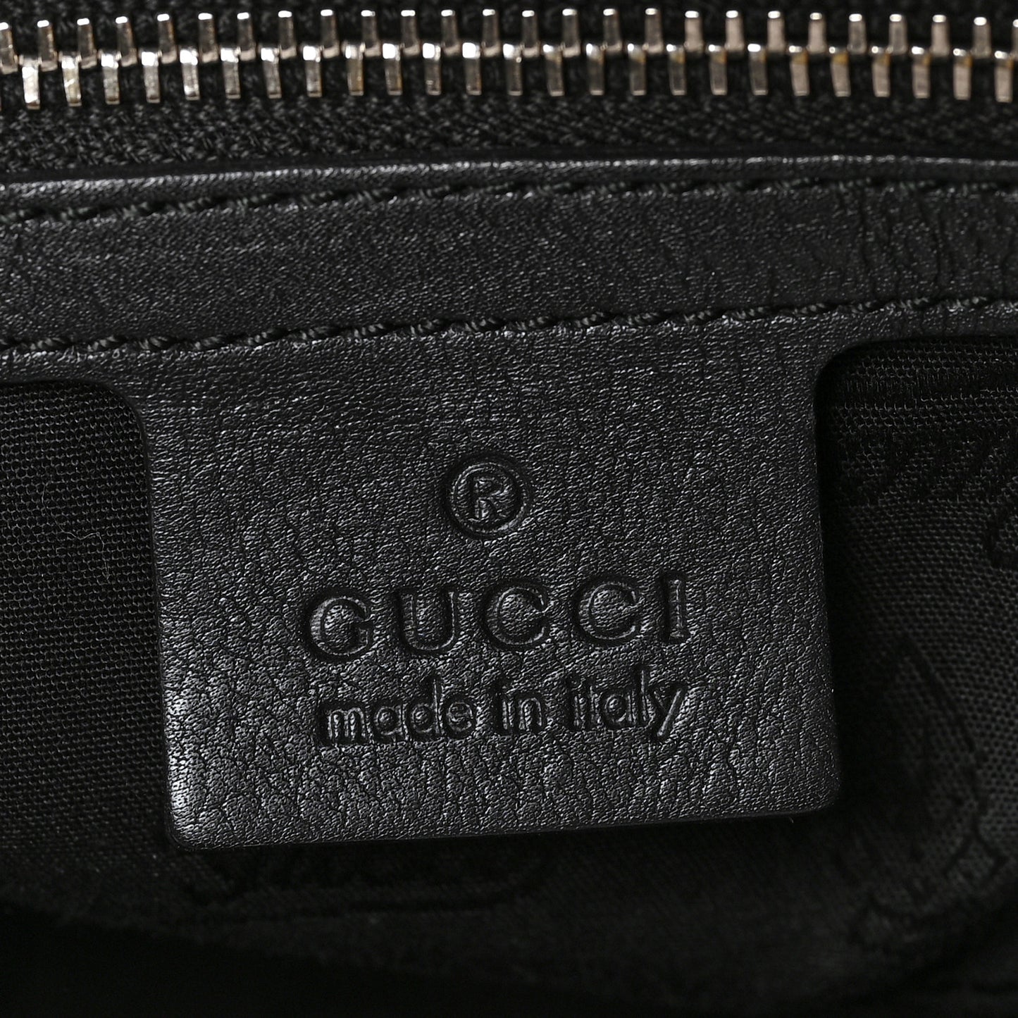 Guccissima Medium Icon Bit Hobo Black