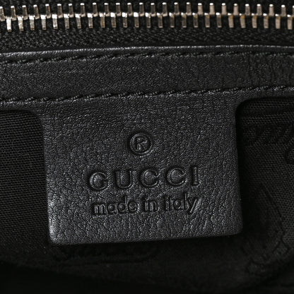 Gucci Guccissima Medium Icon Bit Hobo Black 6 of 9