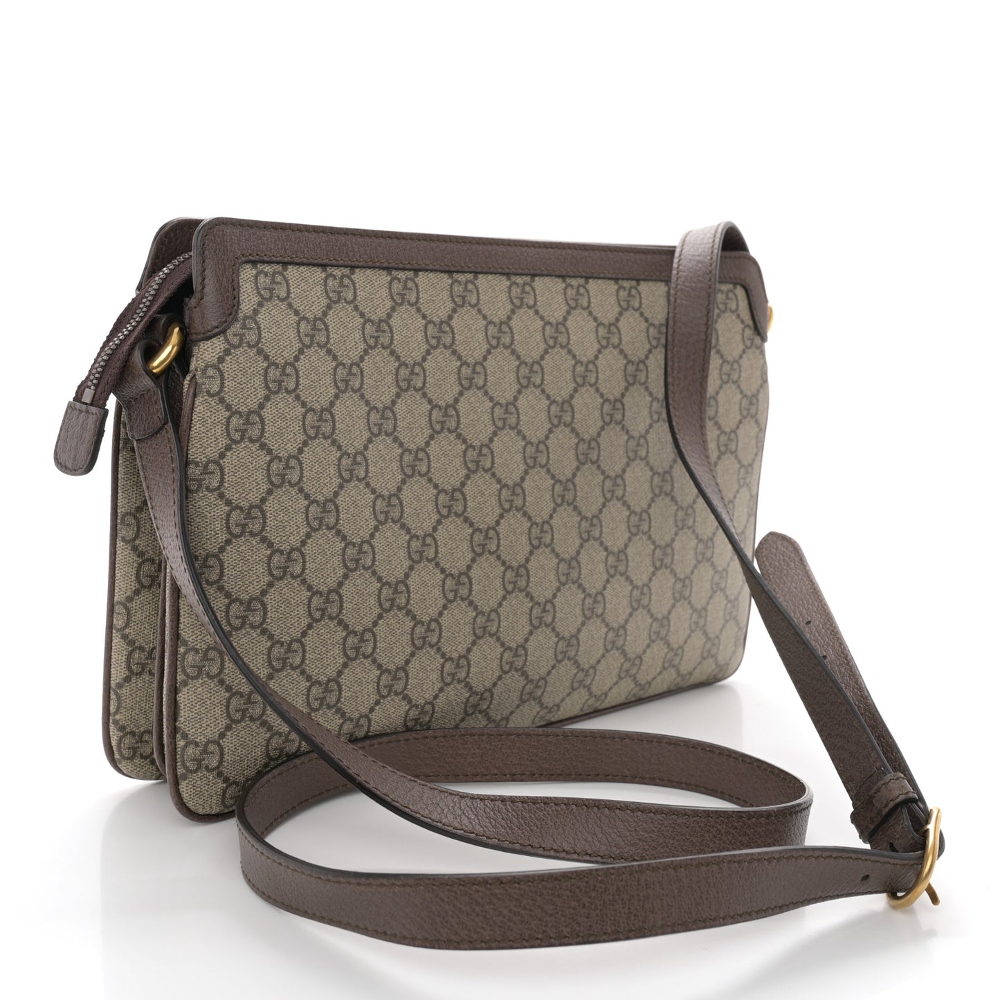 GG Supreme Monogram Web Medium Ophidia Shoulder Bag Beige New Acero