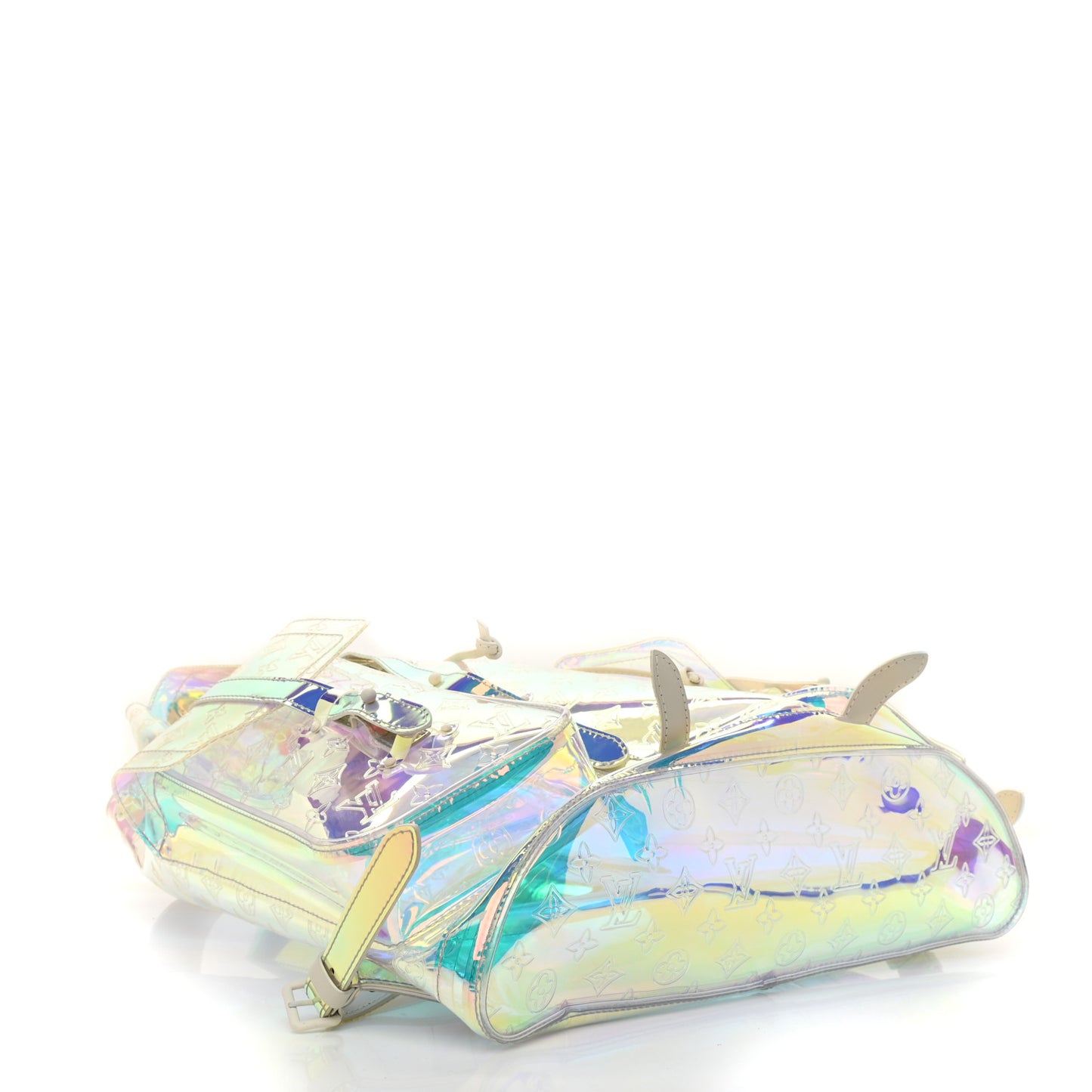 PVC Monogram Christopher Backpack GM Iridescent Prism