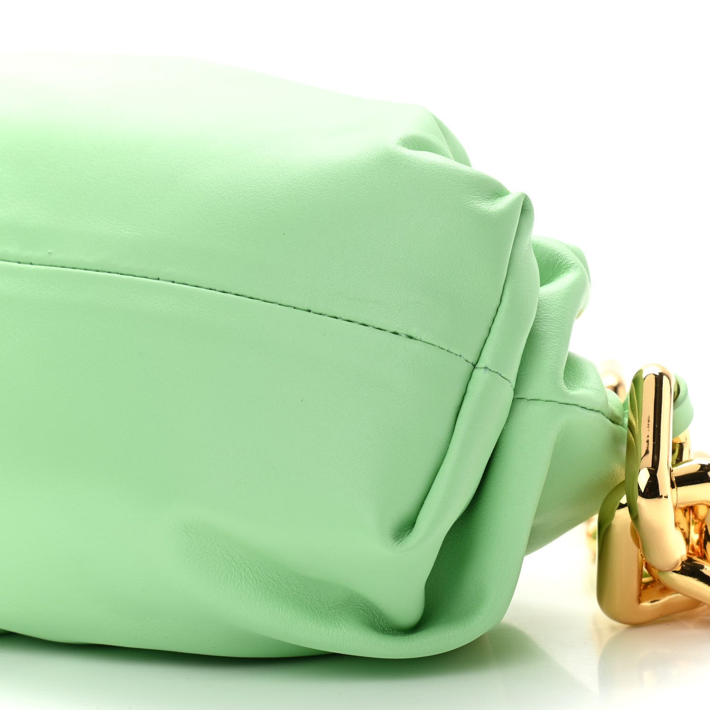 Calfskin The Pouch Chain Wasabi