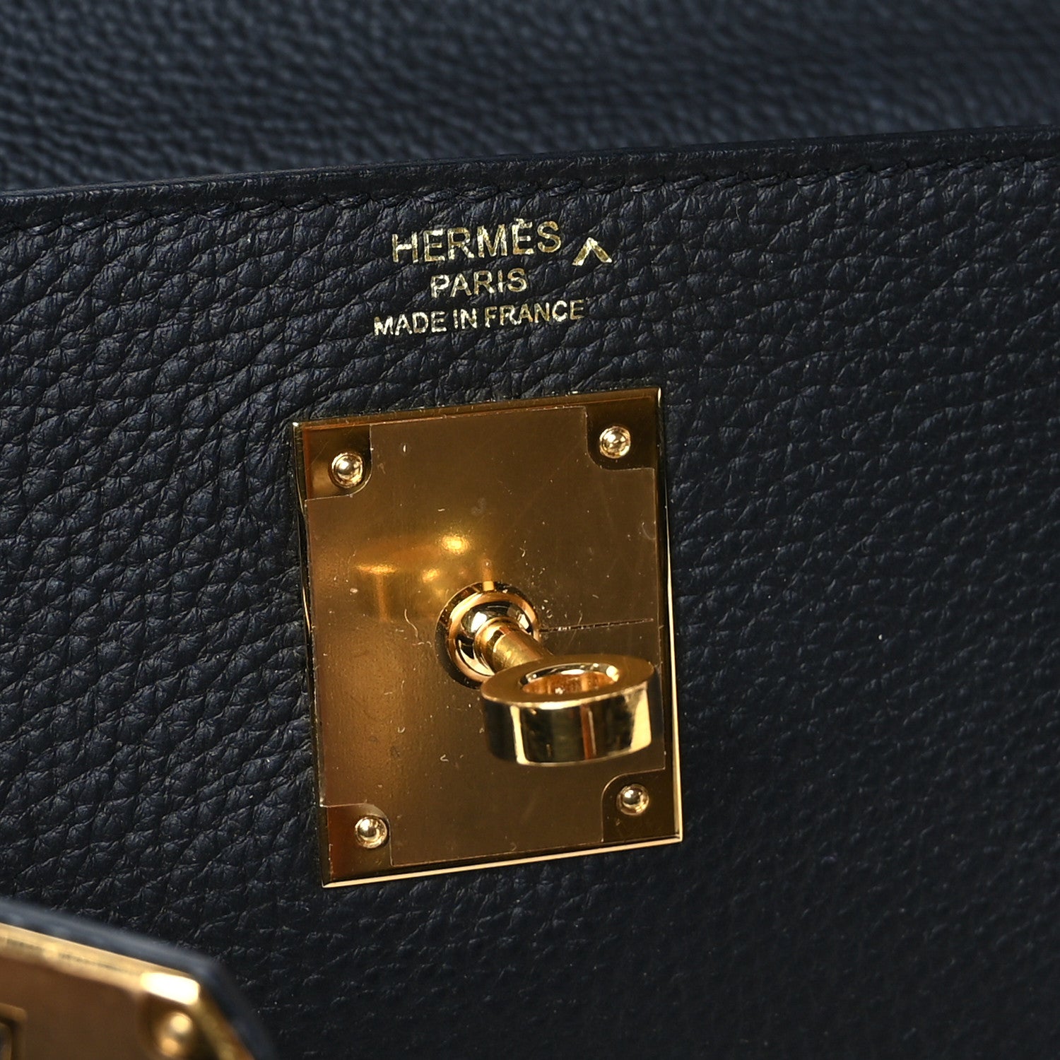Hermes Togo Matte Porosus Crocodile Kelly Retourne Touch 28 Black 6 of 13