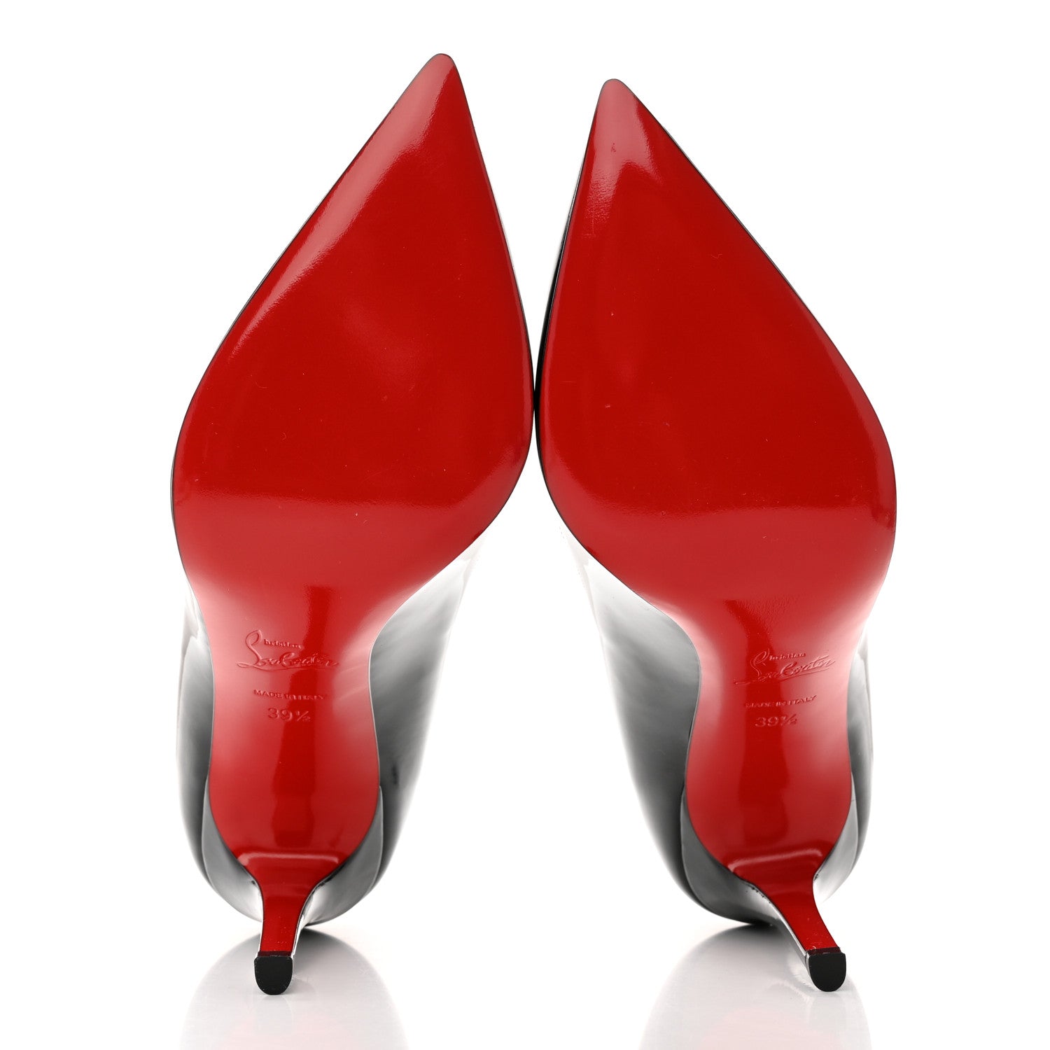 Christian Louboutin Patent Pigalle Follies 100 Pumps 39.5 Black 5 of 11