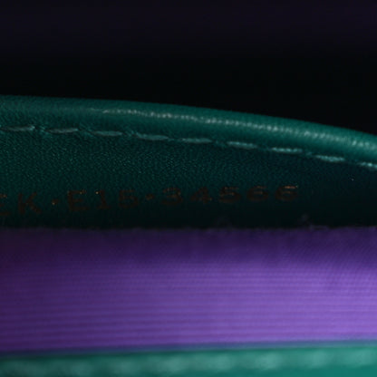 Bulgari Calfskin Serpenti Forever Snake Strap Crossbody Bag Emerald Green 8 of 13