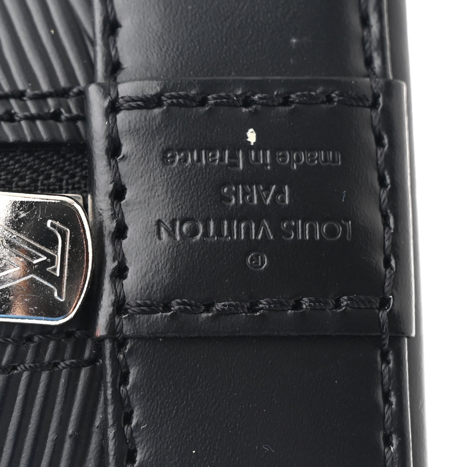 Louis Vuitton Epi Alma BB Black 6 of 9