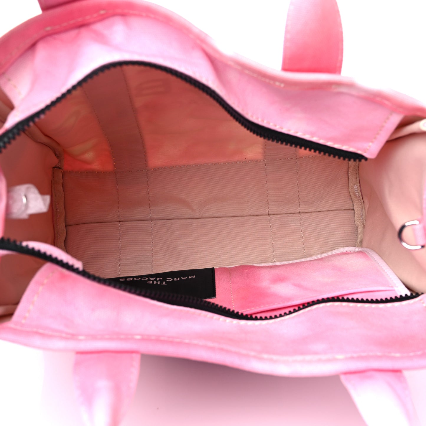 Cotton Canvas Medium The Traveler Tote Bag Tie Dye Pink
