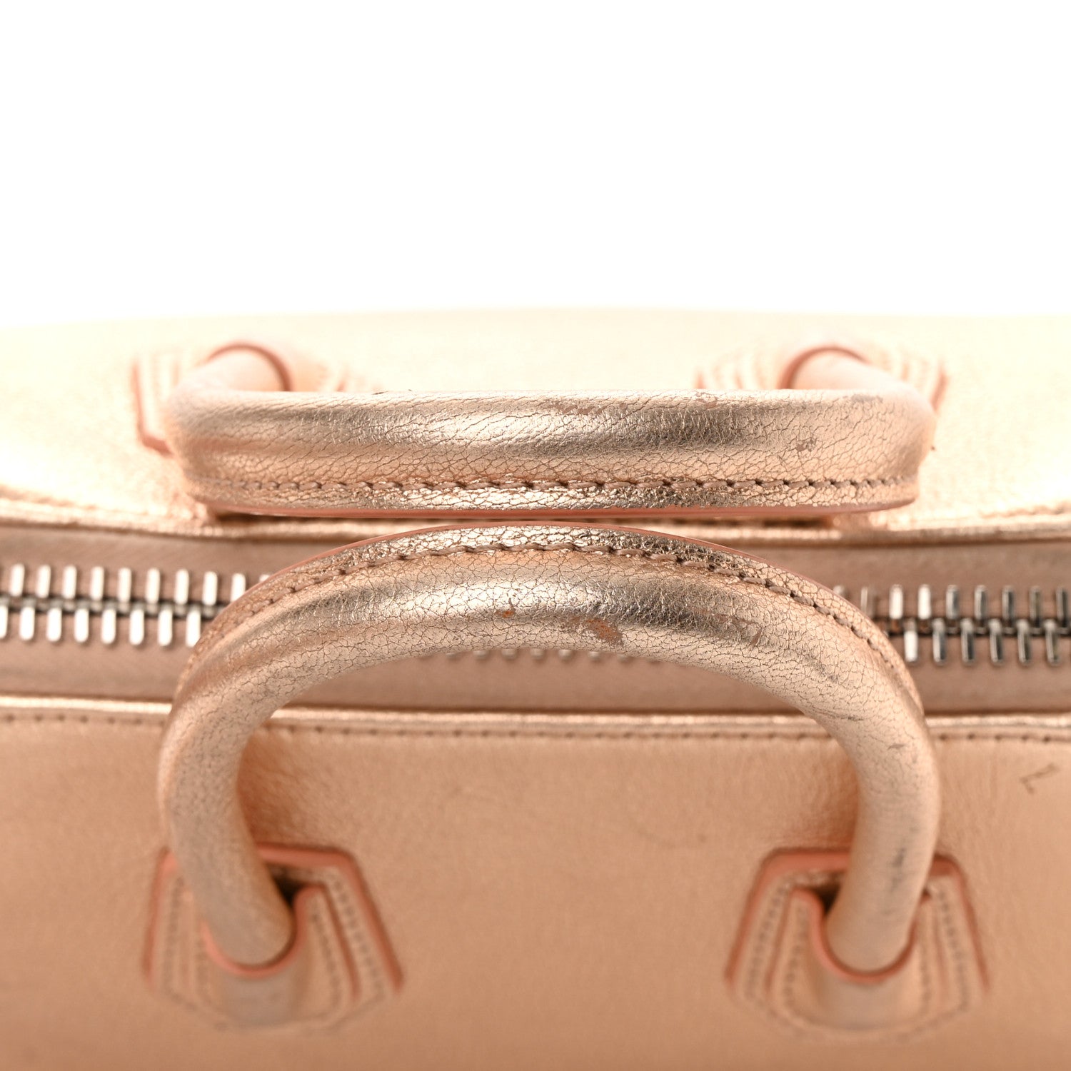 Givenchy Metallic Sugar Goatskin Mini Antigona Light Pink 22 of 25