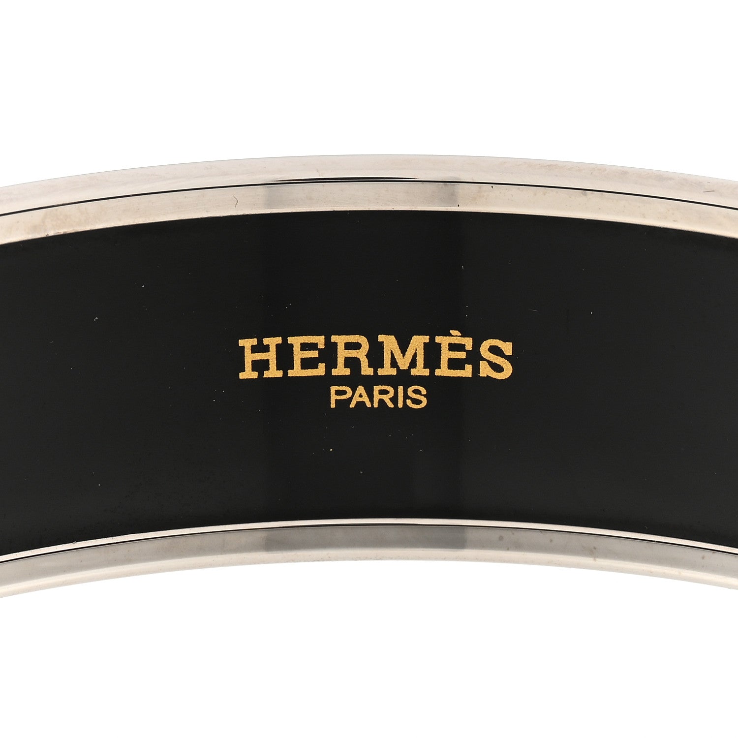 Hermes Enamel Printed Caleche Wide Bracelet 70 Orange 3 of 3