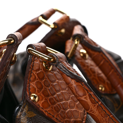 Louis Vuitton LOUIS VUITTON Monogram Alligator Trim Mahina XL 12 of 12