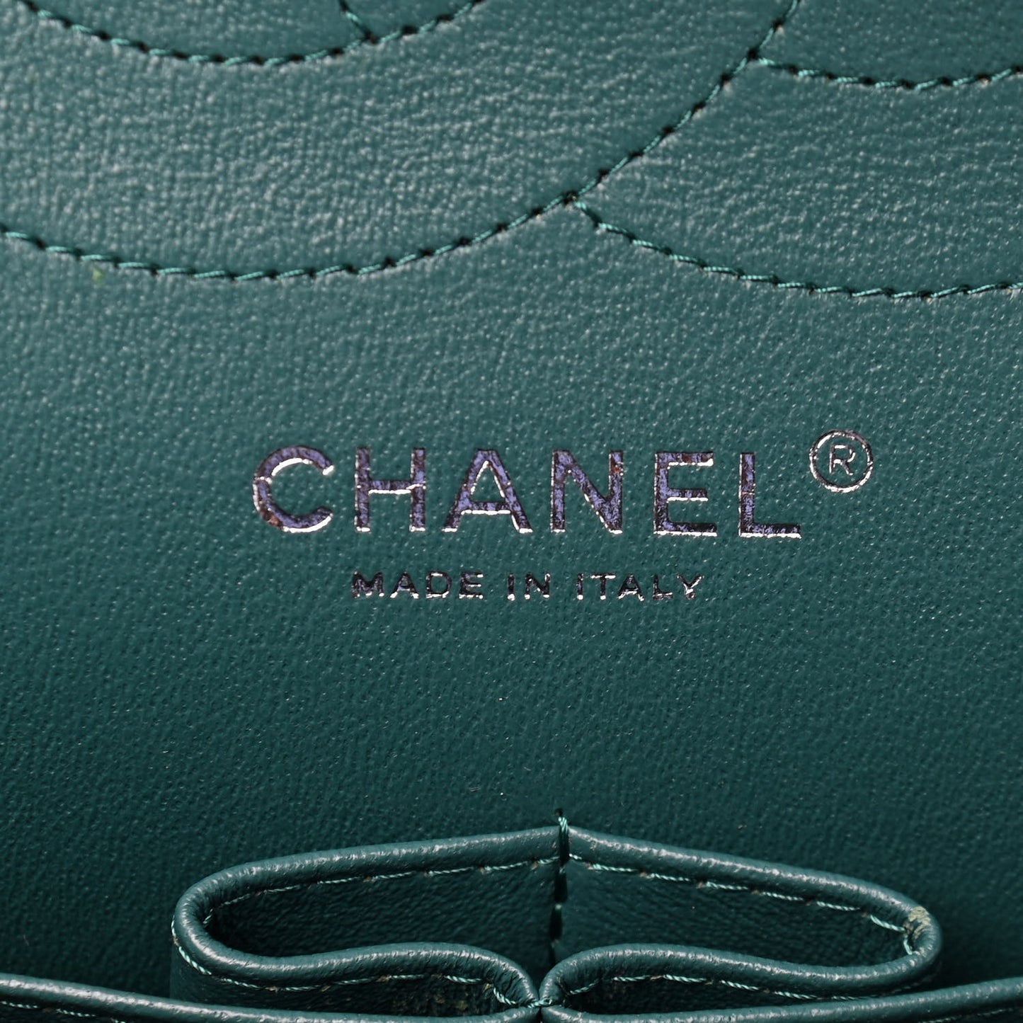 Caviar Quilted Jumbo Double Flap Dark Turquoise